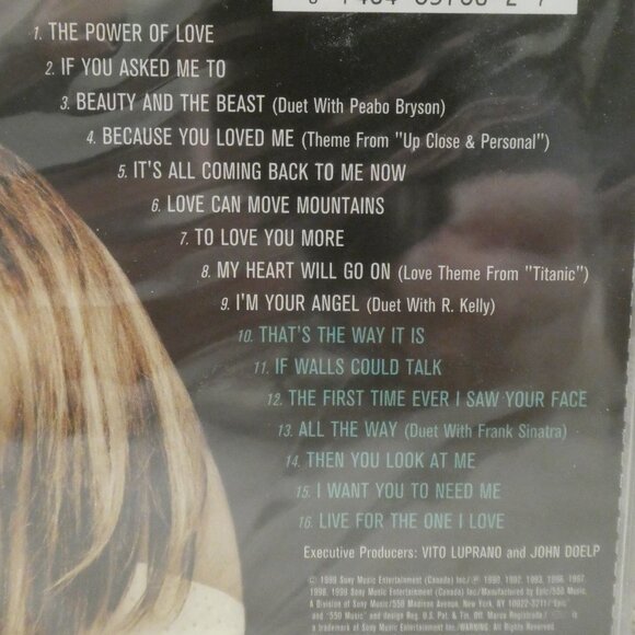 NEW - Celine Dion All The Way- A Decade of Song CD – Sealed - Picture 3 of 5